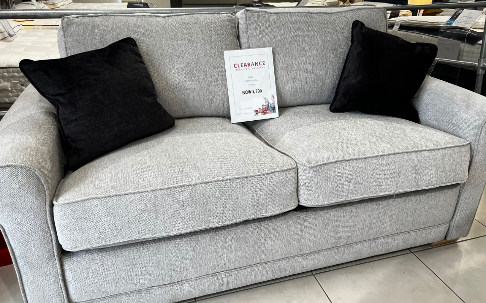 Amy 2 Seater Sofabed
P Shape Arms, Fabric Savona Cream, Legs Light Wood
W:180cm D:96cm H:95cm
Was £1,495 Now £799 Amy 2 Seater Sofabed
P Shape Arms, Fabric Savona Cream, Legs Light Wood
W:180cm D:96cm H:95cm
Was £1,495 Now £799